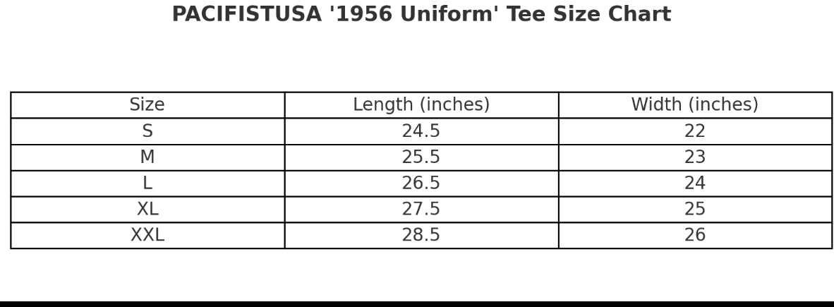 1956 UNIFORM TEE